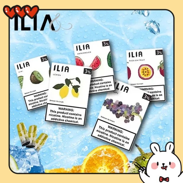 ILIA煙彈｜31種口味 一代透明發光彈 通用一代主機 2.5ml/3顆裝/台灣現貨